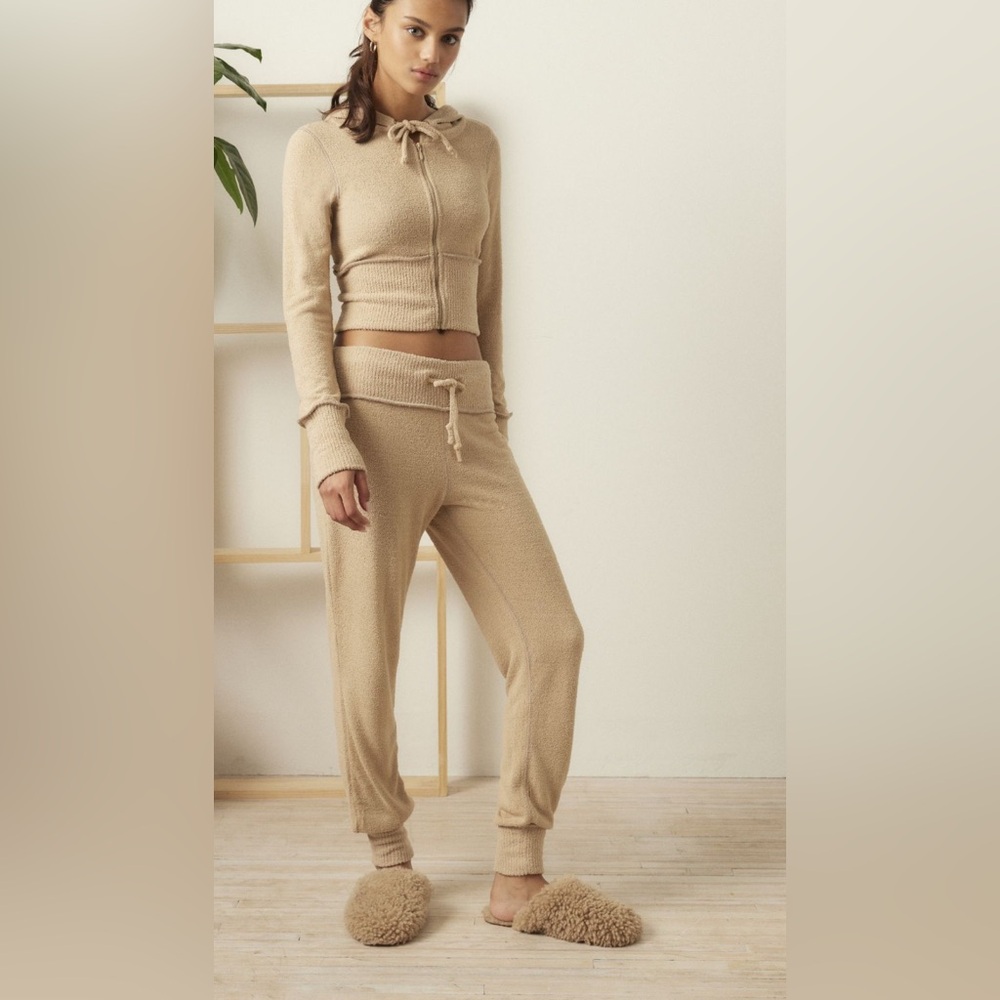 Out from Under Harper Boucle Jogger & Hooded Zip-Up Jacket